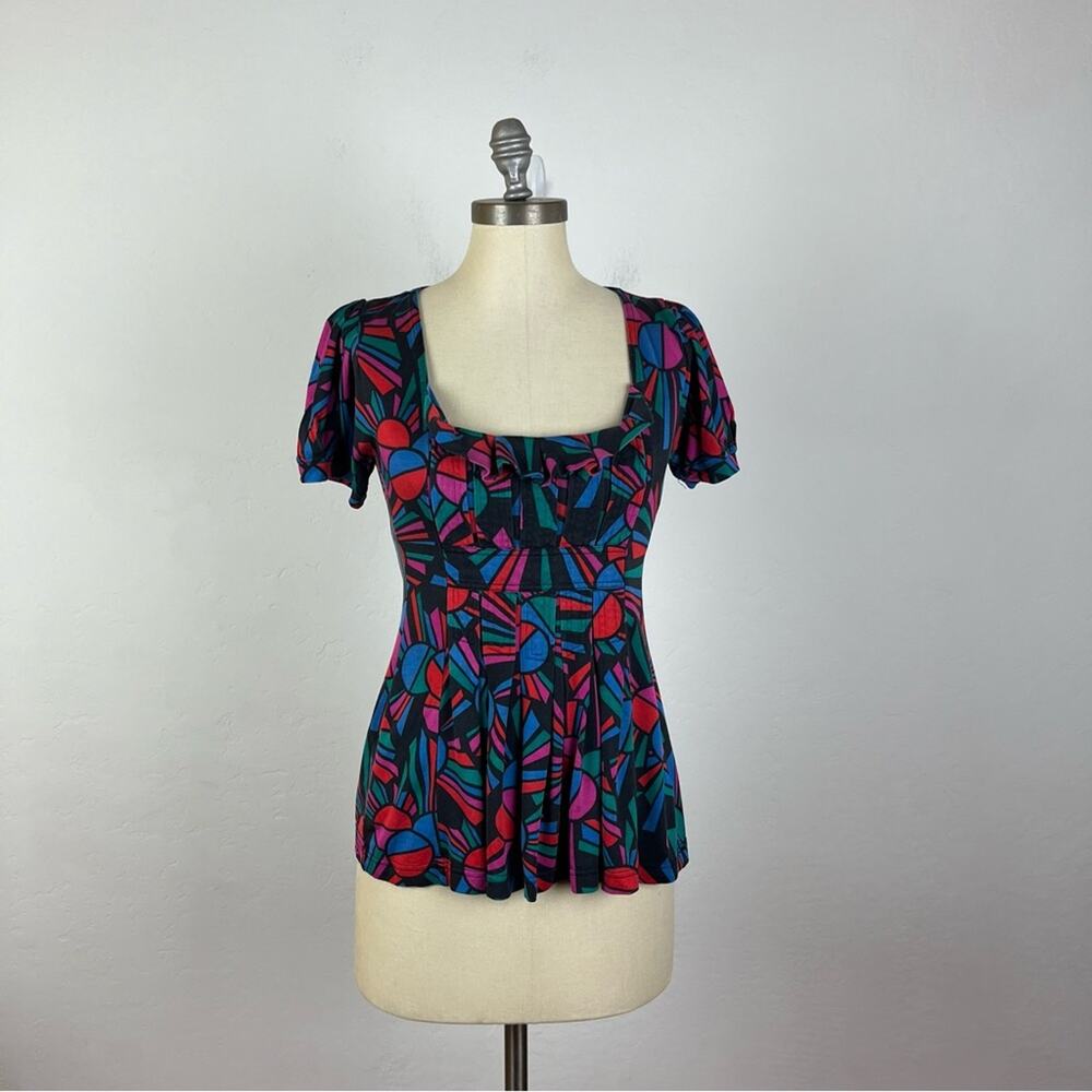 Marc by Marc Jacobs Multi Color Babydoll Top